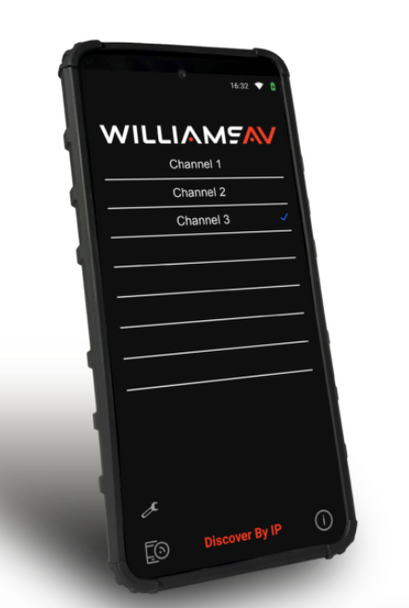 Williams AV WF R2-00 WAV Pro Wi-Fi Receiver With USB Case and Accesories