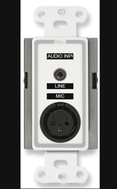 Radio Design Labs D-J3MC Mic/Line Input Assembly - XLR, Mini-jack, Terminal block