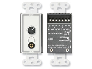 Radio Design Labs D-SH1MC Stereo Headphone Amplifier - Decora panel with user level control (Custom Labeled)