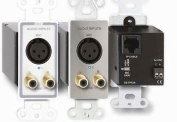 Radio Design Labs D-TPS3AC Active Three-Pair Sender - Twisted Pair Format-A - XLR mic & stereo phono in (Custom Labeled)