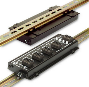 Radio Design Labs DRA-35F Flat-Pak DIN Rail Adapter