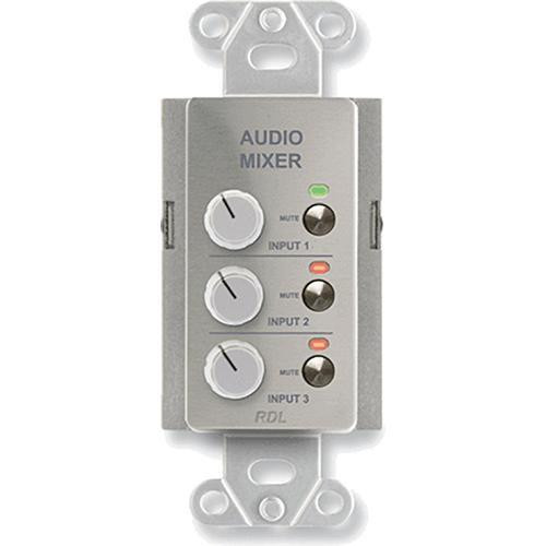 Radio Design Labs DS-RC3M Remote Audio Mixing Control with Muting - Stainless