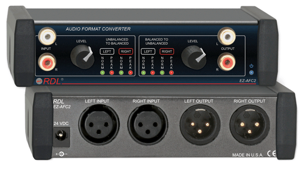 Radio Design Labs EZ-AFC2X Audio Format Converter - Stereo Balanced _ Unbalanced