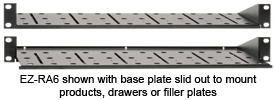 Radio Design Labs EZ-RA6 Rack Adapter for 6 Increments of 1/6 Rack Width