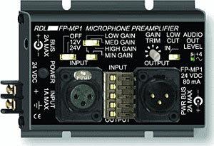Radio Design Labs FP-MP1 Studio Quality Mic Preamp w/ Phantom - Terminals & XLR