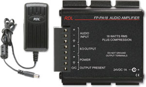 Radio Design Labs FP-PA18X 18 W Audio Power Amplifier with Power Supply