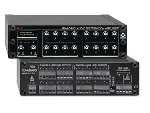Radio Design Labs RU-ADA8D Audio Distribution Amplifier - Balanced/Unbalanced - 2x8, 1x16