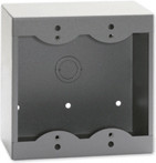 Radio Design Labs SMB-2G Double Surface Mount Box for Decora Remote Controls and Panels - gray