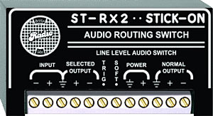 Radio Design Labs ST-RX2 Audio Routing Switcher - 1x2