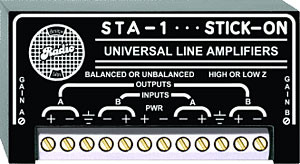 Radio Design Labs STA-1 Dual Bal/Unbal Line Amp: -12 to 20 dB Gain