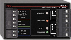 Radio Design Labs TX-PCR1 Paging Controlled Relay
