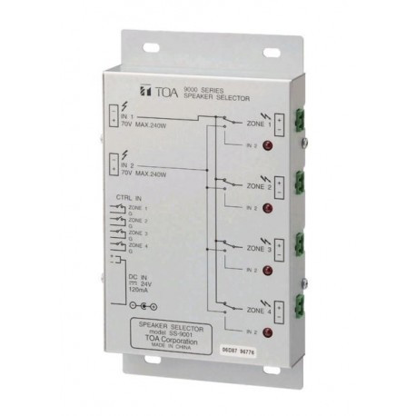 TOA SS-9001PS Speaker Selector,