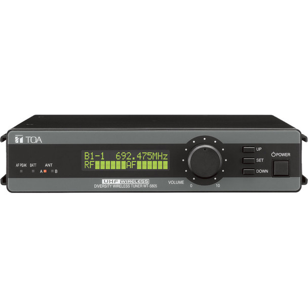 TOA WT-5805-AM  RM1D00 Wireless 64-Channel UHF Space-Diversity Receiver (Band M: 506 to 538)