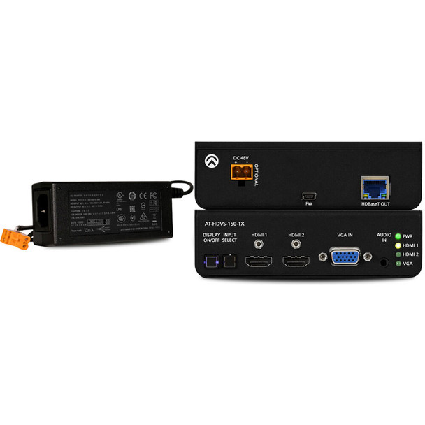 Atlona AT-HDVS-150-TX-PSK Three-Input Switcher for HDMI and VGA Sources with HDBaseT Output
