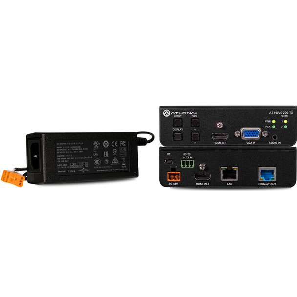 Atlona AT-HDVS-200-TX-PSK (Tx w/Power Supply Kit) stand along HDVS-200-TX to use w/HDBaseT Project