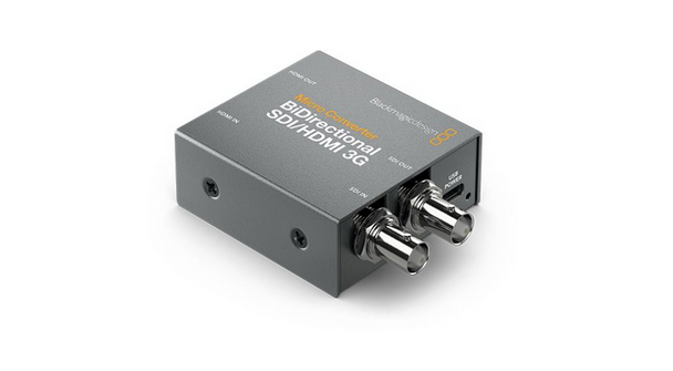 Blackmagic Design CONVBDC/SDI/HDMI03G/P Skip to the beginning of the images gallery Blackmagic Design Micro Converter - BiDirectional SDI/HDMI 3G with Power Supply