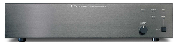 TOA P-912MK2 Power Amplifier, 120 W, 1 Module Port, Black (2U)