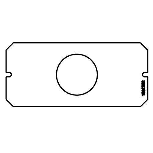 Wiremold 6S1 Evolution 6AT Series Device Plate