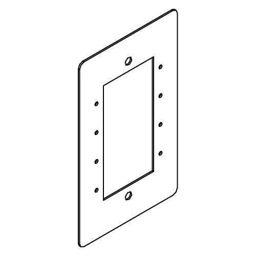 Wiremold RFB119-MAAP RFB9 and RFB11 Series Device Plate