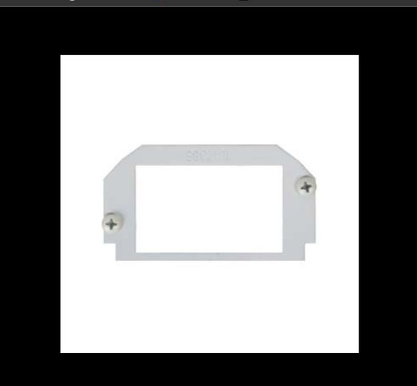 Wiremold 42A 4in Evolution 1/2 Gang Communication Plate