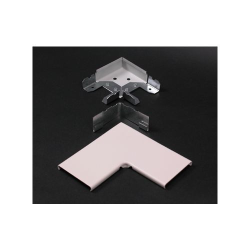 Wiremold 2411D-FW 2400D Divided Flat Elbow Fitting