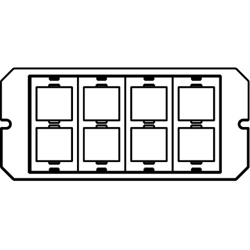 Wiremold 6ACT8A Evolution 6AT Series Device Plate