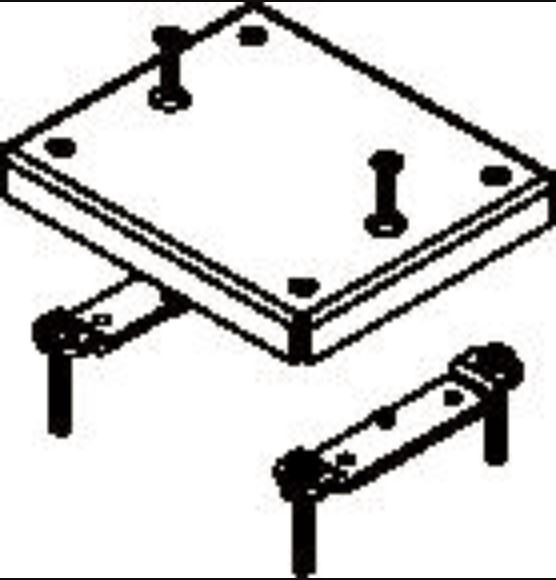 Wiremold 428BL Flush Carpet Plate-blank