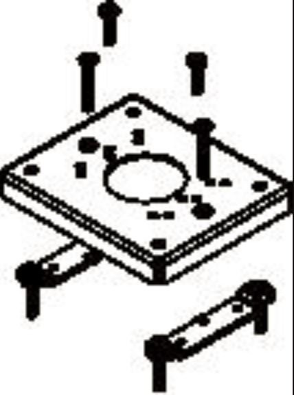 Wiremold 428B525 Flush Carpet Plate - 525 Series