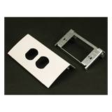 Wiremold DS4047D-DG DS4000 Single Channel Duplex Device Plate Fitting