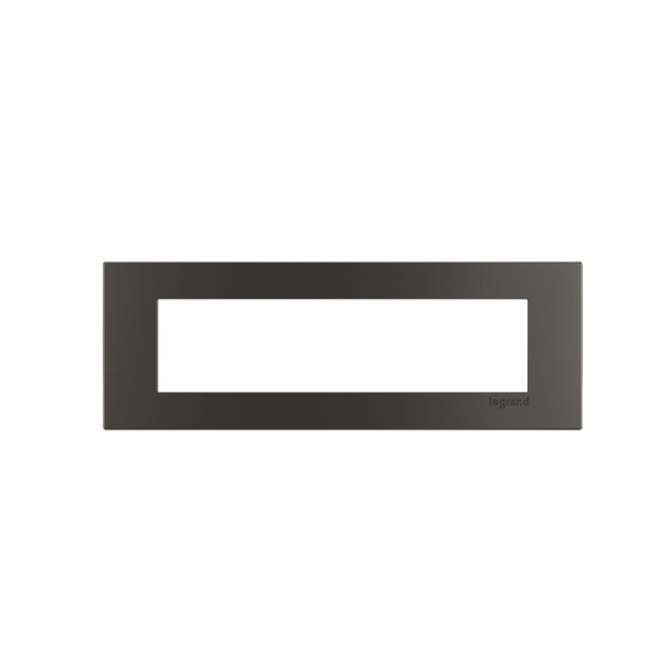 Wiremold 4-Cube-Bronze-Trim-Plate 4-Cube Trim Plate in Brass