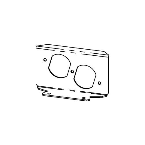 Wiremold RFB6DP RFB6 Series Internal Duplex Receptacle Bracket