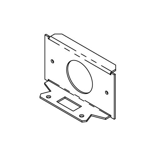 Wiremold RFB6S2 RFB6 Series Internal Single Receptacle Bracket