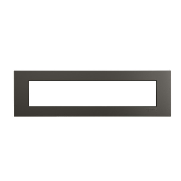 Wiremold 5-Cube-Bronze-Trim-Plate 5-Cube Trim Plate in Brass