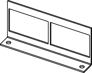 Wiremold RFB22AB RFB2 Series Internal Communication Bracket