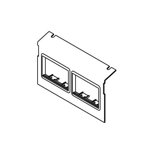 Wiremold C8004P-2ACT AC Series Communication Plate