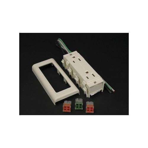 Wiremold IG2427GA 2400 15A Isolated Ground Duplex Receptacle Fitting