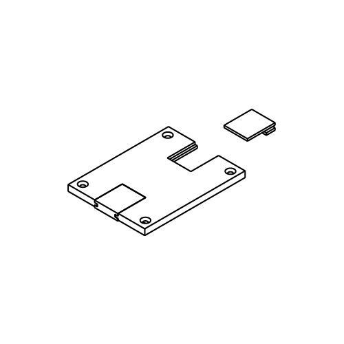 Wiremold 829PSTC-BRN Communications Cover Plate