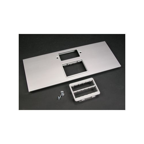 Wiremold AL5256-GMABRT AL5200 Large Multi-Channel Raceway GFCI & Ortronics Cover Plate