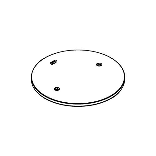 Wiremold RC4APTCGY RC4 Multi-Service Assembled Poke-Thru Device Abandonment Plate