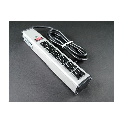 Wiremold UL207BC Plug-In Outlet Center Unit / 120V/15A/6 O/L /lighted switch/6' cord