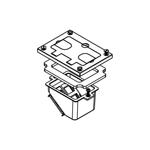 Wiremold 828COMTCAL Communications Cover Plate