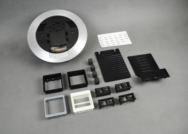 Wiremold 881AV3CTCBK FLR BX Activation Black