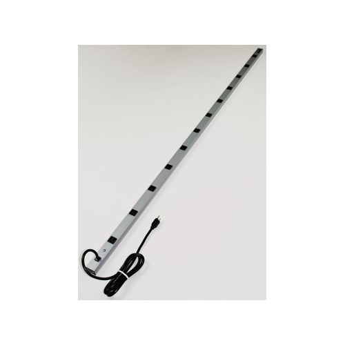 Wiremold 7712ULBC CabinetMate Plug-In Outlet Center Unit / 120V/15A/77\" long/12 O/L /6\' cord"