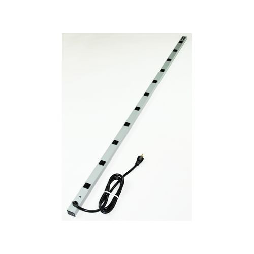 Wiremold 7011ULBC20R CabinetMate Plug-In Outlet Center Unit / 120V/20A/70\" long/11 O/L /6\' cord"