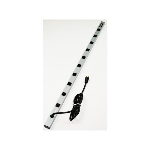 Wiremold 4810BCS20R CabinetMate Plug-In Outlet Center Unit / 120V/20A / 48\\\\\\\" long / 10 O/L / 6\\\\\\\' cord / Computer Grade Surge"