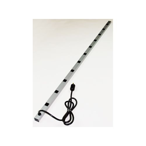 Wiremold 7011ULBD20R-TL CabinetMate Plug-In Outlet Center Unit / 120V/20A/70\" long/11 O/L /15\' cord/Twist Lock Plug"