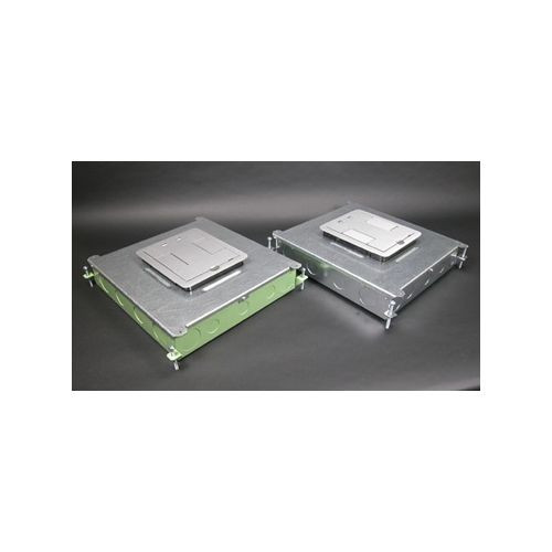 Wiremold RFB6 RFB6 Six-Compartment Single- or Multi-Service Recessed Floor Box