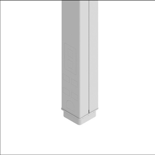 Wiremold 25DTC-412WH 25DTC Series Blank Steel Poles