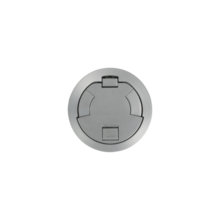 Wiremold 6CT2AA 6IN FLUSH STYLE CVR ASSEMBLY AA BRUSHED ALUMINUM