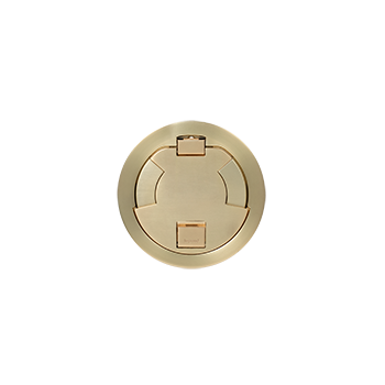 Wiremold 6CT2SBTR 6in Flush Style Cover Assembly Satin Brass Tamp Resist